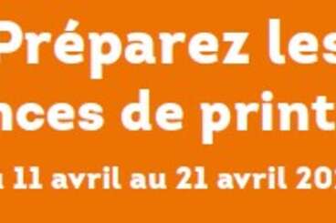 Top départ pour les inscription vacances de printemps 