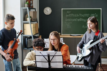 Deux orchestres à l'école pour faire entrer la musique dans le quotidien des élèves