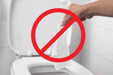 Ne jetez plus vos lingettes dans les toilettes