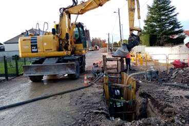 Travaux de réhabilitation de réseaux d’assainissement à Brazey-en-Plaine 